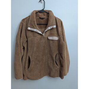 A3 Simply Southern Simply Soft Pullover for Women in Brown Sz M
